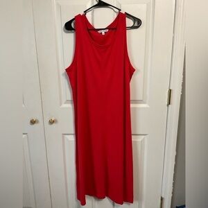 Elizabeth and James dress. Red. Sleeveless. Size L